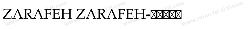 ZARAFEH ZARAFEH字体转换